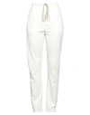 Rick Owens Drkshdw Drkshdw By Rick Owens Woman Pants White Size Xl Cotton, Elastane