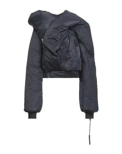 Rick Owens Drkshdw Drkshdw By Rick Owens Woman Puffer Black Size L Polyamide In Black