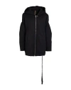Rick Owens Drkshdw Hooded Peter Relaxed Fit Jacket With Drawstring Hem In Black