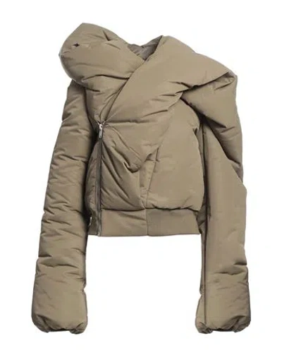 Rick Owens Drkshdw Green Doll Bomber Jacket In 2543 Pale Green/mau