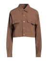 Rick Owens Drkshdw Drkshdw By Rick Owens Woman Shirt Brown Size S Cotton