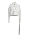 Rick Owens Drkshdw Drkshdw By Rick Owens Woman Shirt White Size S Cotton In White