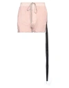 Rick Owens Drkshdw Drkshdw By Rick Owens Woman Shorts & Bermuda Shorts Light Pink Size Xxl Cotton, Elastane In Pink