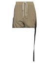 Rick Owens Drkshdw Drkshdw By Rick Owens Woman Shorts & Bermuda Shorts Military Green Size S Cotton In Green