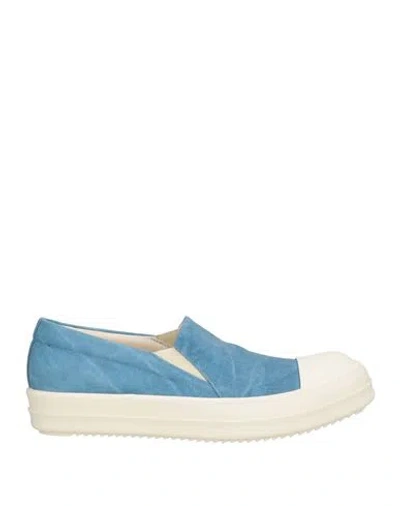 Rick Owens Drkshdw Drkshdw By Rick Owens Woman Sneakers Azure Size 11 Textile Fibers In Blue