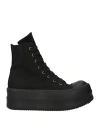 Rick Owens Drkshdw Drkshdw By Rick Owens Woman Sneakers Black Size 11 Textile Fibers