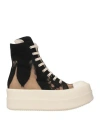 Rick Owens Drkshdw Drkshdw By Rick Owens Woman Sneakers Black Size 11 Textile Fibers In Black