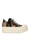 Rick Owens Drkshdw Drkshdw By Rick Owens Woman Sneakers Black Size 11 Textile Fibers In Multi