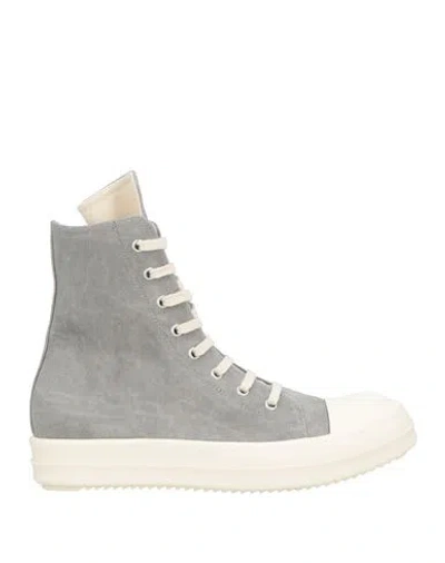 Rick Owens Drkshdw Drkshdw By Rick Owens Woman Sneakers Grey Size 6 Textile Fibers In Gray