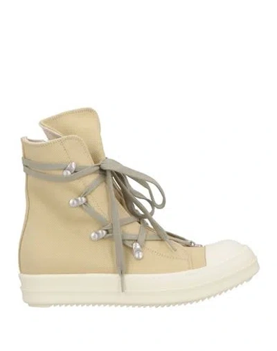 Rick Owens Drkshdw Drkshdw By Rick Owens Woman Sneakers Mustard Size 5 Textile Fibers, Synthetic Material In Brown