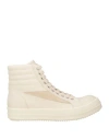 Rick Owens Drkshdw Lido High-top Sneakers In White