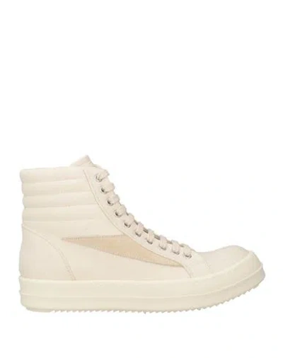 Rick Owens Drkshdw Lido High-top Sneakers In White