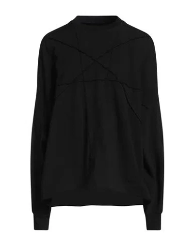 Rick Owens Drkshdw Black Lido Crater Sweatshirt