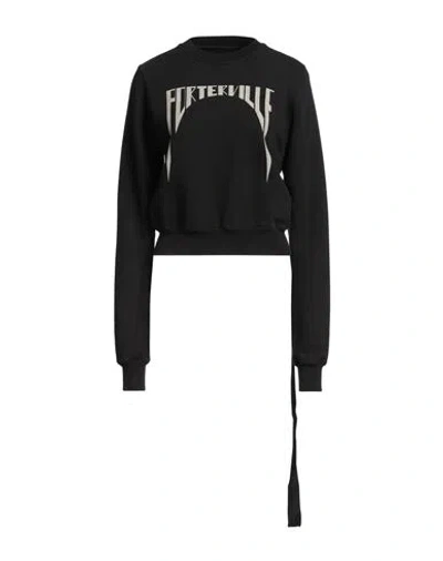 Rick Owens Drkshdw Drkshdw By Rick Owens Woman Sweatshirt Black Size S Cotton