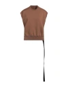 Rick Owens Drkshdw Drkshdw By Rick Owens Woman Sweatshirt Brown Size S Cotton In Brown