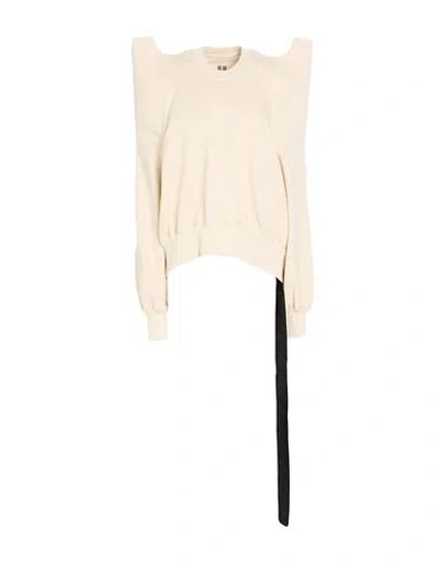 Rick Owens Drkshdw Drkshdw By Rick Owens Woman Sweatshirt Cream Size M Cotton In Neutral