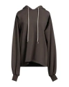 Rick Owens Drkshdw Drkshdw By Rick Owens Woman Sweatshirt Khaki Size Onesize Cotton In Beige