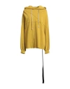 Rick Owens Drkshdw Drkshdw By Rick Owens Woman Sweatshirt Marigold Size Onesize Cotton In Yellow