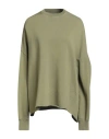 Rick Owens Drkshdw Drkshdw By Rick Owens Woman Sweatshirt Military Green Size Onesize Cotton In Green