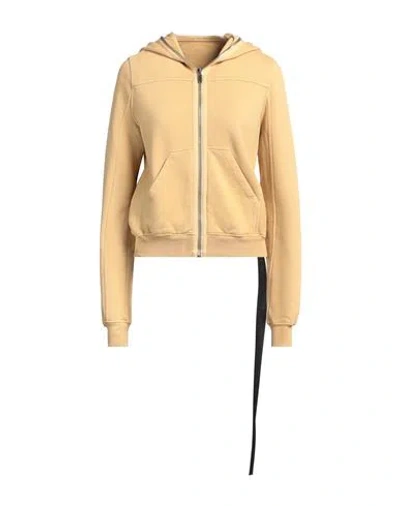 Rick Owens Drkshdw Drkshdw By Rick Owens Woman Sweatshirt Mustard Size S Cotton In Yellow