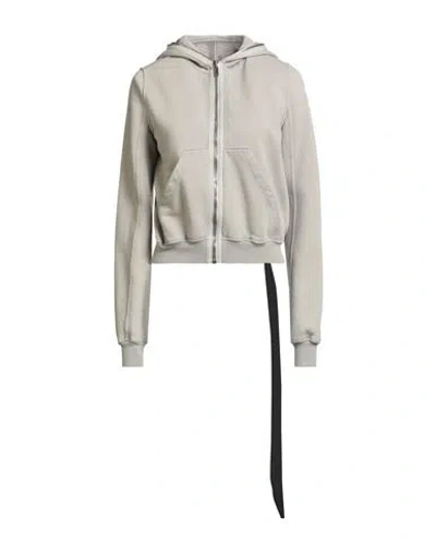Rick Owens Drkshdw Drkshdw By Rick Owens Woman Sweatshirt Sage Green Size S Cotton In Gray