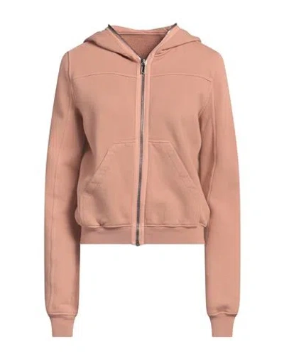 Rick Owens Drkshdw Drkshdw By Rick Owens Woman Sweatshirt Salmon Pink Size S Cotton