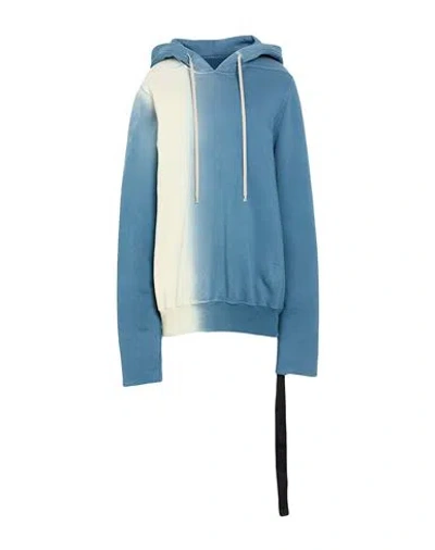 Rick Owens Drkshdw Drkshdw By Rick Owens Woman Sweatshirt Slate Blue Size S Cotton
