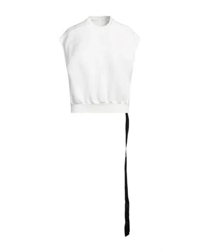 Rick Owens Drkshdw Drkshdw By Rick Owens Woman Sweatshirt White Size L Cotton
