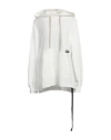 Rick Owens Drkshdw Drkshdw By Rick Owens Woman Sweatshirt White Size S Cotton In White