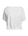 Rick Owens Drkshdw Drkshdw By Rick Owens Woman Sweatshirt White Size S Cotton