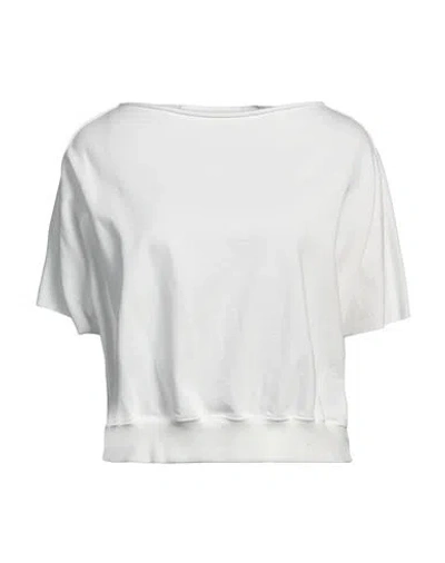 Rick Owens Drkshdw Drkshdw By Rick Owens Woman Sweatshirt White Size S Cotton In White