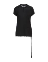 Rick Owens Drkshdw Basic Round Neck T-shirt In Black