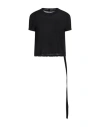 Rick Owens Drkshdw Drkshdw By Rick Owens Woman T-shirt Black Size L Cotton