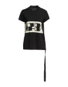 Rick Owens Drkshdw Drkshdw By Rick Owens Woman T-shirt Black Size L Cotton