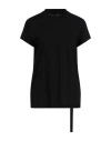 Rick Owens Drkshdw Cropped Small Level T-shirt In Black