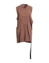 Rick Owens Drkshdw Drkshdw By Rick Owens Woman T-shirt Brown Size Xl Cotton