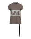Rick Owens Drkshdw Drkshdw By Rick Owens Woman T-shirt Khaki Size M Cotton In Beige