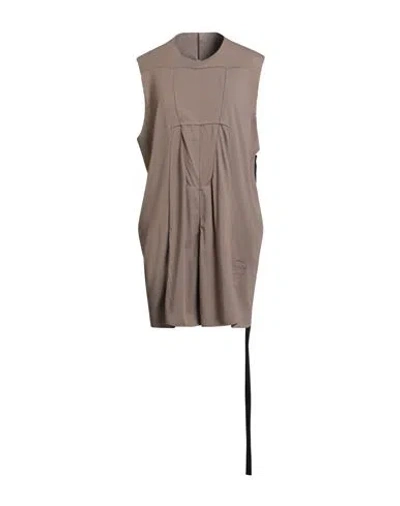 Rick Owens Drkshdw Drkshdw By Rick Owens Woman T-shirt Khaki Size S Cotton In Brown