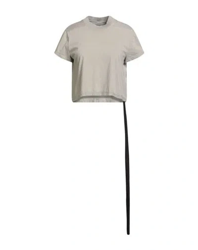 Rick Owens Drkshdw Drkshdw By Rick Owens Woman T-shirt Light Grey Size S Cotton In Gray