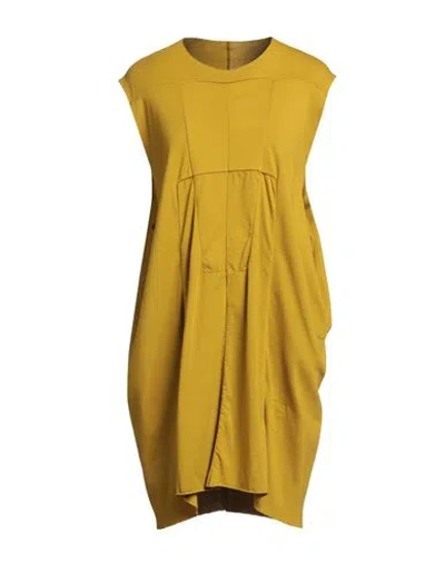Rick Owens Drkshdw Drkshdw By Rick Owens Woman T-shirt Marigold Size Xl Cotton In Yellow