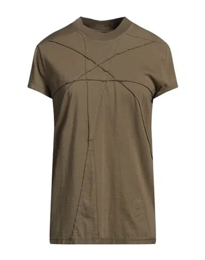 Rick Owens Drkshdw Drkshdw By Rick Owens Woman T-shirt Military Green Size S Cotton