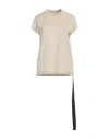Rick Owens Drkshdw Drkshdw By Rick Owens Woman T-shirt Sand Size S Cotton In Beige
