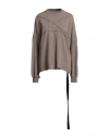 Rick Owens Drkshdw Drkshdw By Rick Owens Woman T-shirt Taupe Size Onesize Cotton In Brown