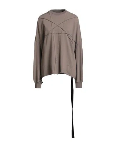 Rick Owens Drkshdw Drkshdw By Rick Owens Woman T-shirt Taupe Size Onesize Cotton In Brown