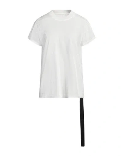 Rick Owens Drkshdw Drkshdw By Rick Owens Woman T-shirt White Size L Cotton In White