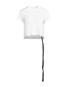 Rick Owens Drkshdw Drkshdw By Rick Owens Woman T-shirt White Size L Cotton