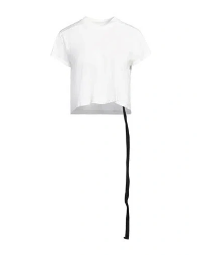 Rick Owens Drkshdw Drkshdw By Rick Owens Woman T-shirt White Size L Cotton