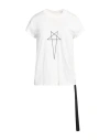 Rick Owens Drkshdw Off-white Level T-shirt In White