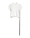 Rick Owens Drkshdw Drkshdw By Rick Owens Woman T-shirt White Size S Cotton In Neutral
