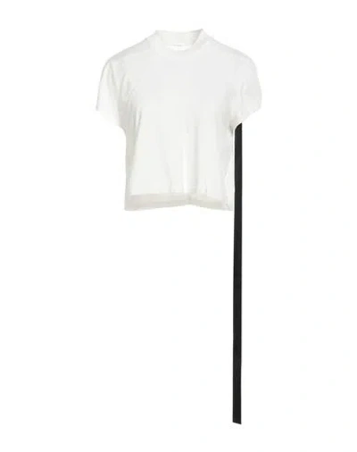 Rick Owens Drkshdw Drkshdw By Rick Owens Woman T-shirt White Size S Cotton In Neutral